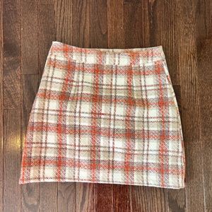 Red Dress Boutique Seasonal Expression Beige Multi Tweed Skirt